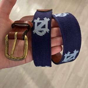 Used Smathers & Branson UNC needlepoint belt